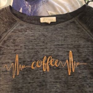 Adorable “coffee” sweatshirt